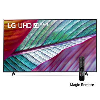 Vista frontal del televisor LG UHD1