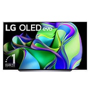 LG Televisor OLED 83'' Procesador α9 AI 4K Gen6 4K SMART TV ThinQ™ AI, Front view, OLED83C3PSA, thumbnail 2