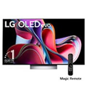 LG Pantalla LG OLED evo 55'' G3 4K SMART TV con ThinQ AI, Vista frontal con LG OLED evo, la frase: El mejor OLED del mundo por 10 años , OLED55G3PSA, thumbnail 1