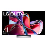 LG Pantalla LG OLED evo 55'' G3 4K SMART TV con ThinQ AI, Front View, OLED55G3PSA, thumbnail 2