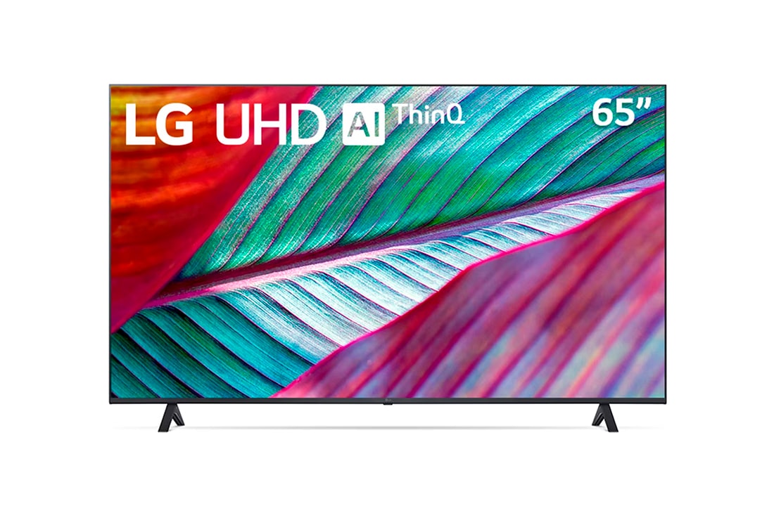 LG Pantalla LG UHD 65'' UR87 4K SMART TV con ThinQ AI, Vista frontal del televisor LG UHD, 65UR8750PSA, thumbnail 2