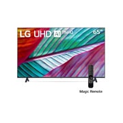 LG Pantalla LG UHD 65'' UR87 4K SMART TV con ThinQ AI, Vista frontal del televisor LG UHD, 65UR8750PSA, thumbnail 1