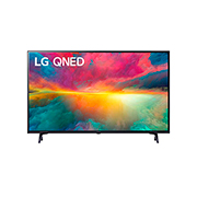 LG Pantalla LG QNED 75 43'' 4K SMART TV con ThinQ AI, vista frontal con imagen de relleno, 43QNED75SRA, thumbnail 2