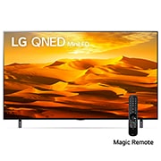 LG Televisor QNED MiniLED  65''  4K Smart TV ThinQ™ AI Procesador α7 Gen5 AI , A front view of the LG QNED TV with infill image and product logo on, 65QNED90SQA, thumbnail 1