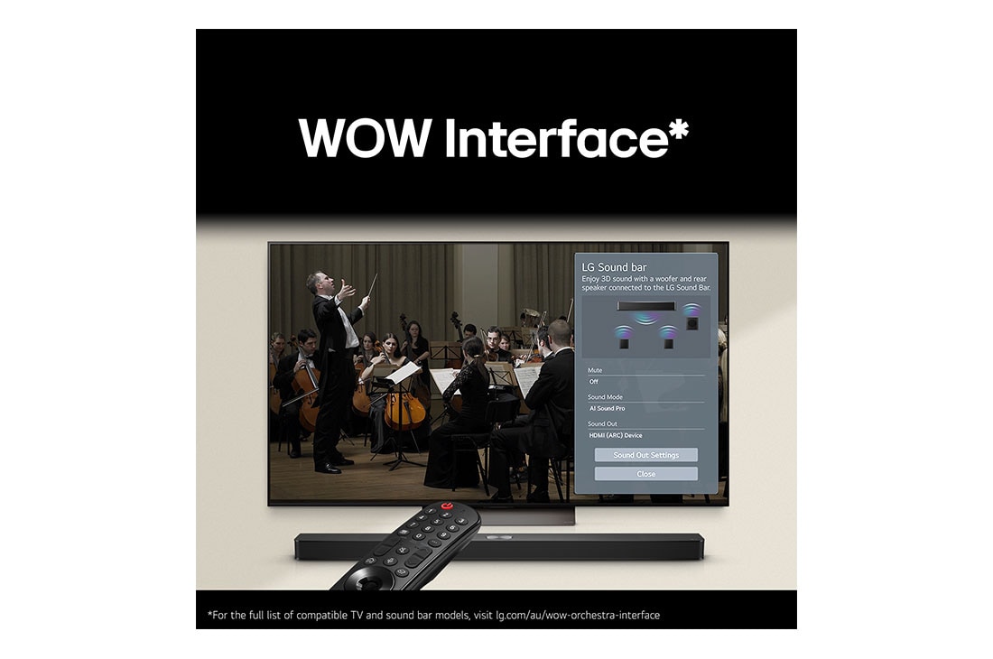 LG Barra de sonido LG S40T 300W 2.1 canales AI Sound Pro WOW Interface Dolby Digital , WOW INTERFACE , S40T, thumbnail 12
