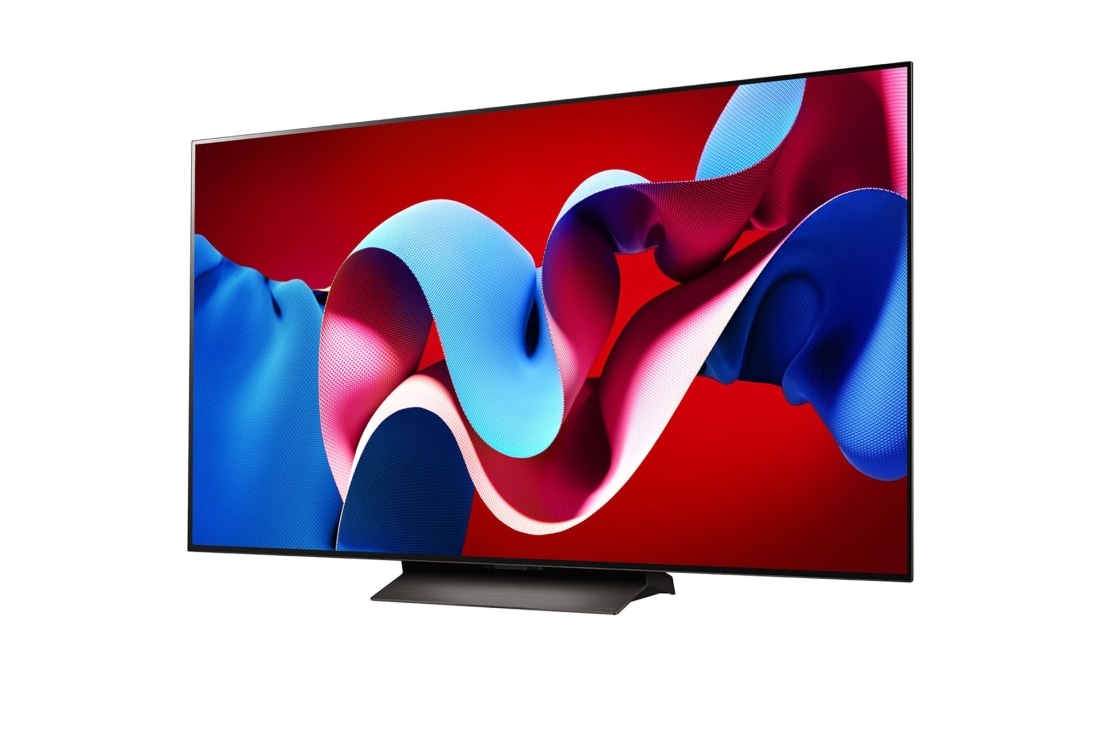 LG 65 Pulgadas LG OLED evo AI C4 4K Smart TV 2024, Vista lateral ligeramente inclinada hacia la izquierda., OLED65C4PSA, thumbnail 3