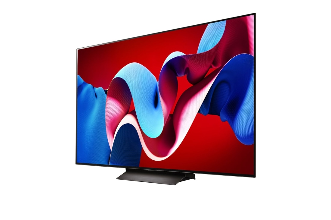 LG 65 Pulgadas LG OLED evo AI C4 4K Smart TV 2024, Vista lateral ligeramente inclinada hacia la izquierda., OLED65C4PSA, thumbnail 4