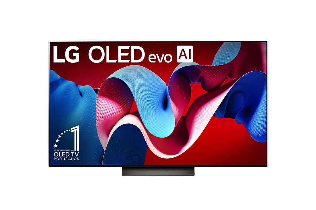LG 77 Pulgadas LG OLED evo AI C4 4K Smart TV 2024, Front View, OLED77C4PSA, thumbnail 2