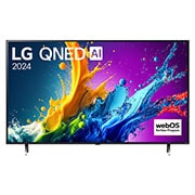 LG 65 Pulgadas LG QNED80 AI 4K Smart TV 2024, Vista frontal de LG QNED TV, QNED80 texto LG QNED y 2024 en la pantalla , 65QNED80TSA, thumbnail 1