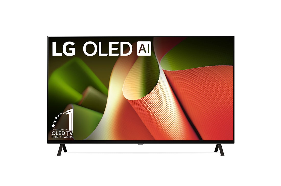 LG 55 Pulgadas LG OLED AI B4 4K Smart TV 2024, Front View, OLED55B4PSA, thumbnail 2