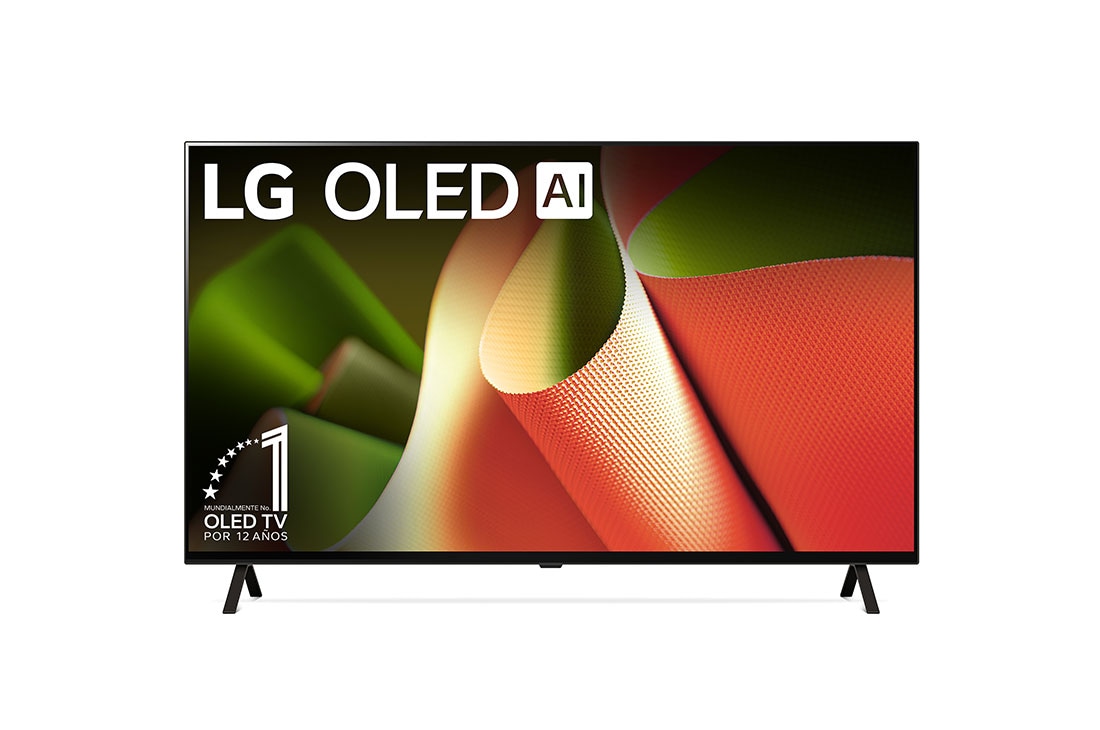 LG 65''pulgadas LG OLED B4 4K Smart TV 2024, Front View, OLED65B4PSA, thumbnail 2