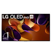 LG Pantalla LG OLED evo 77 pulgadas 4K SMART TV 2024 ThinQ AI OLED77G4PSA, Front View, OLED77G4PSA, thumbnail 2