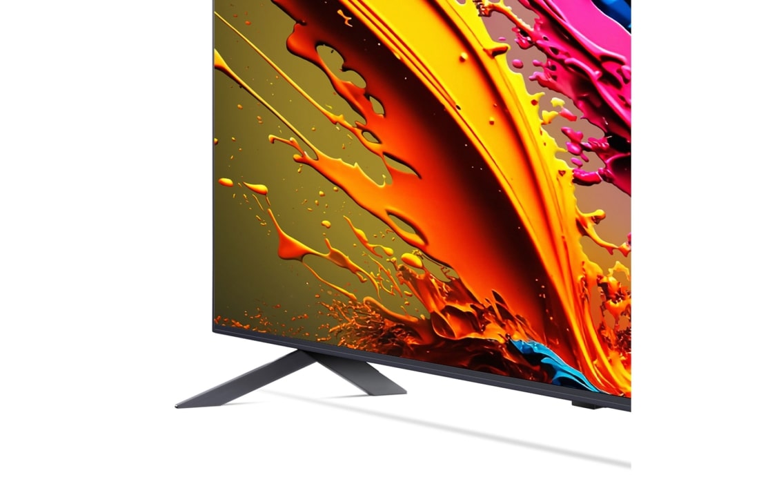 LG 86 pulgadas LG QNED85 4K UHD Smart TV 2024, Close-up of the stand, 86QNED85TSA, thumbnail 10