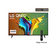 LG 98 Inch LG QNED QNED89 4K Smart TV, Slightly-angled left-facing side view, 98QNED89TSA, thumbnail 2