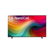 LG 50 pulgadas LG Nano80 4K UHD Smart TV 2024, Front view of LG NanoCell TV, NANO80 with text of LG NanoCell, 2024, and webOS Re:New Program logo on screen, 50NANO80TSA, thumbnail 1