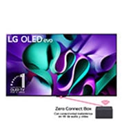 LG TV verdaderamente inalámbrica LG SIGNATURE OLED M4 de 97 pulgadas con transferencia de audio y video 4K 120Hz , Front view, OLED97M4PSA, thumbnail 2