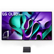 LG TV verdaderamente inalámbrica LG SIGNATURE OLED M4 de 97 pulgadas con transferencia de audio y video 4K 120Hz , Front View, OLED97M4PSA, thumbnail 4