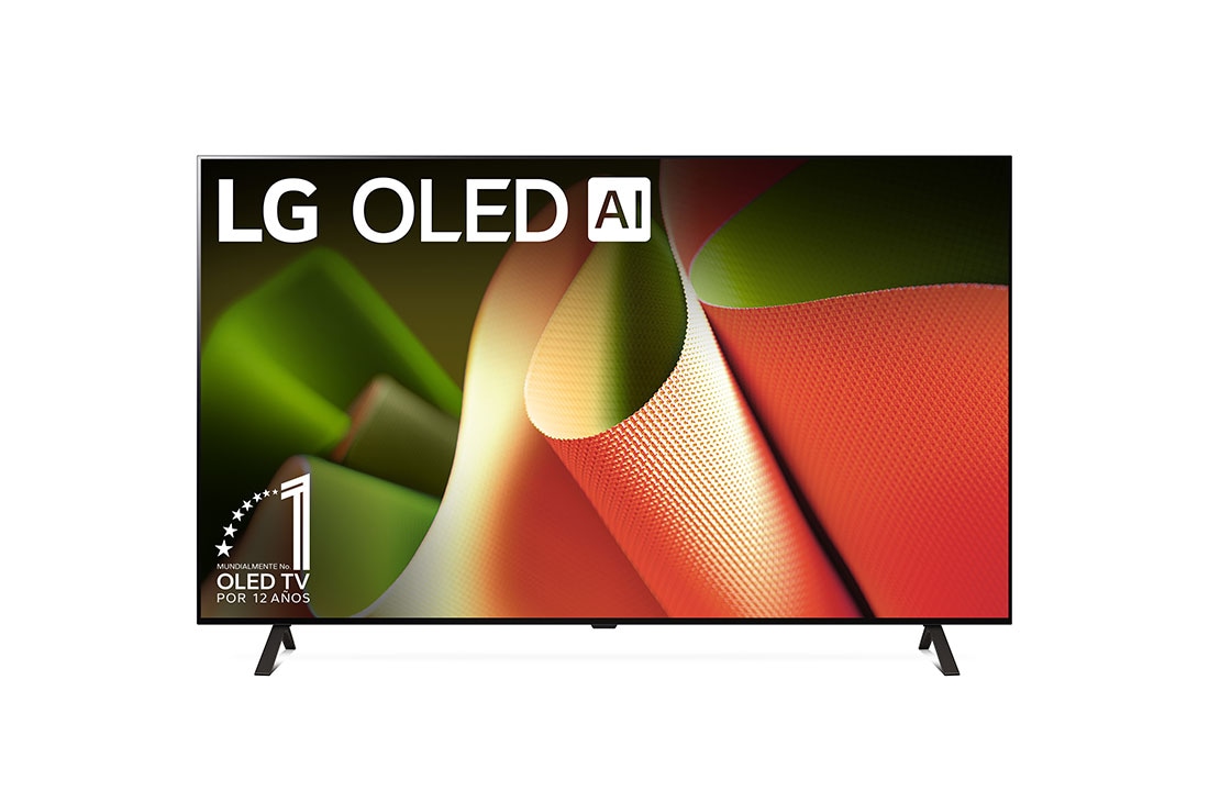 LG 77''pulgadas LG OLED B4 4K Smart TV 2024, Front View, OLED77B4PSA, thumbnail 2