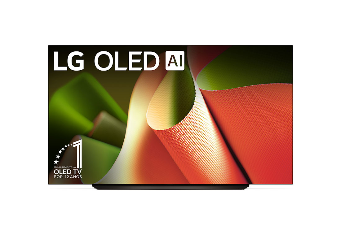 LG 83''pulgadas LG OLED AI B4 4K Smart TV 2024, Front View, OLED83B4PSA, thumbnail 3