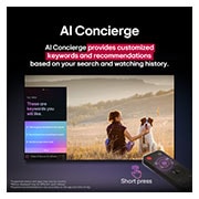 LG 75 pulgadas LG NanoCell AI NANO80 4K Smart TV 2025, Un LG AI Magic Remote frente, 75NANO80ASA, thumbnail 12