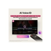 LG 50 pulgadas LG UHD AI UA75 AI 4K Smart TV 2025, AI voice ID, 50UA7500PSA, thumbnail 9