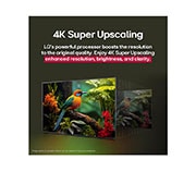 LG 86 pulgadas LG QNED AI QNED82 4K Smart TV 2025, The alpha 7 AI Processor Gen8 lights up yellow and colorful bolts of light shoot out from it. The title talks about how the processor delivers 4K quality, stunning color and brightness., 86QNED82ASG, thumbnail 7