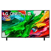 LG 65 pulgadas LG QNED evo AI QNED85 4K Smart TV 2025, Vista de frente del TV LG QNED evo QNED85, 65QNED85ASG, thumbnail 1