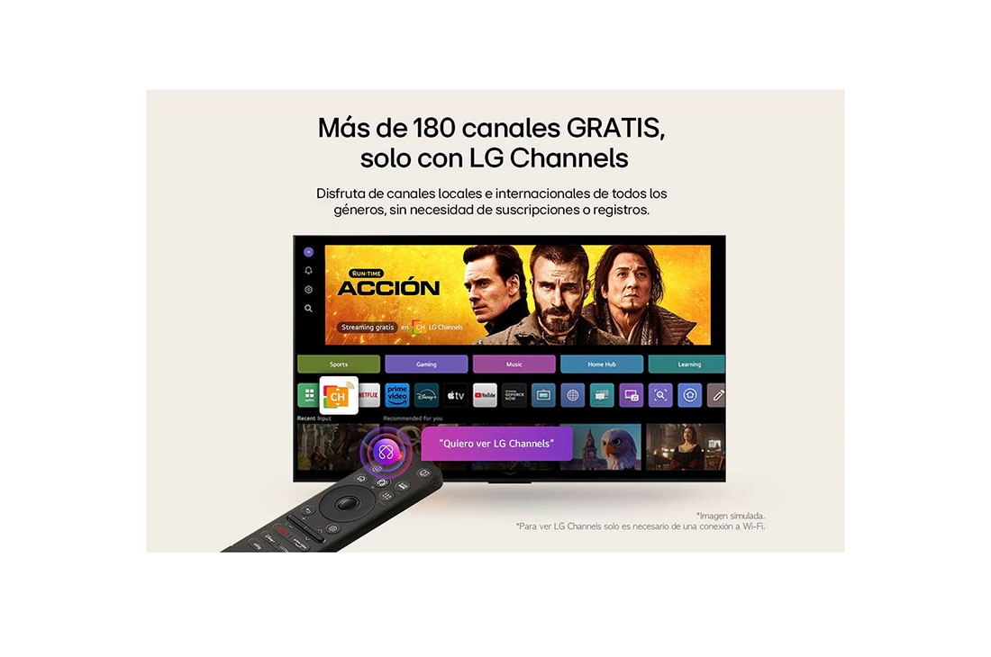 LG 77 pulgadas LG OLED AI B5 4K Smart TV 2025, USP card remote, OLED77B5PSA, thumbnail 10