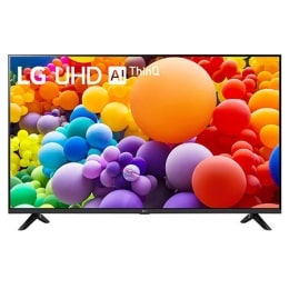 Front view of LG UHD TV, UT732