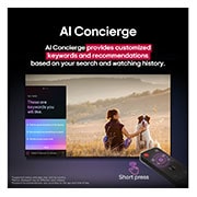 LG 55 pulgadas LG UHD AI UA73 AI 4K Smart TV 2025, Close-up of the top edge of LG UHD TV, UT73, 55UA7300PSB, thumbnail 12