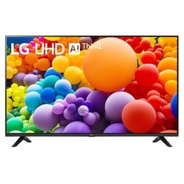 Front view of LG UHD TV, UT732