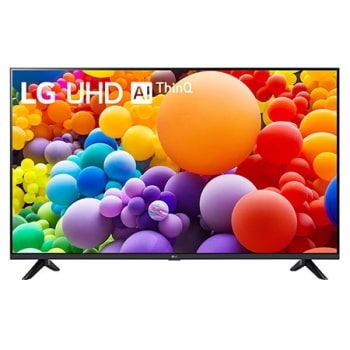 Front view of LG UHD TV, UT731