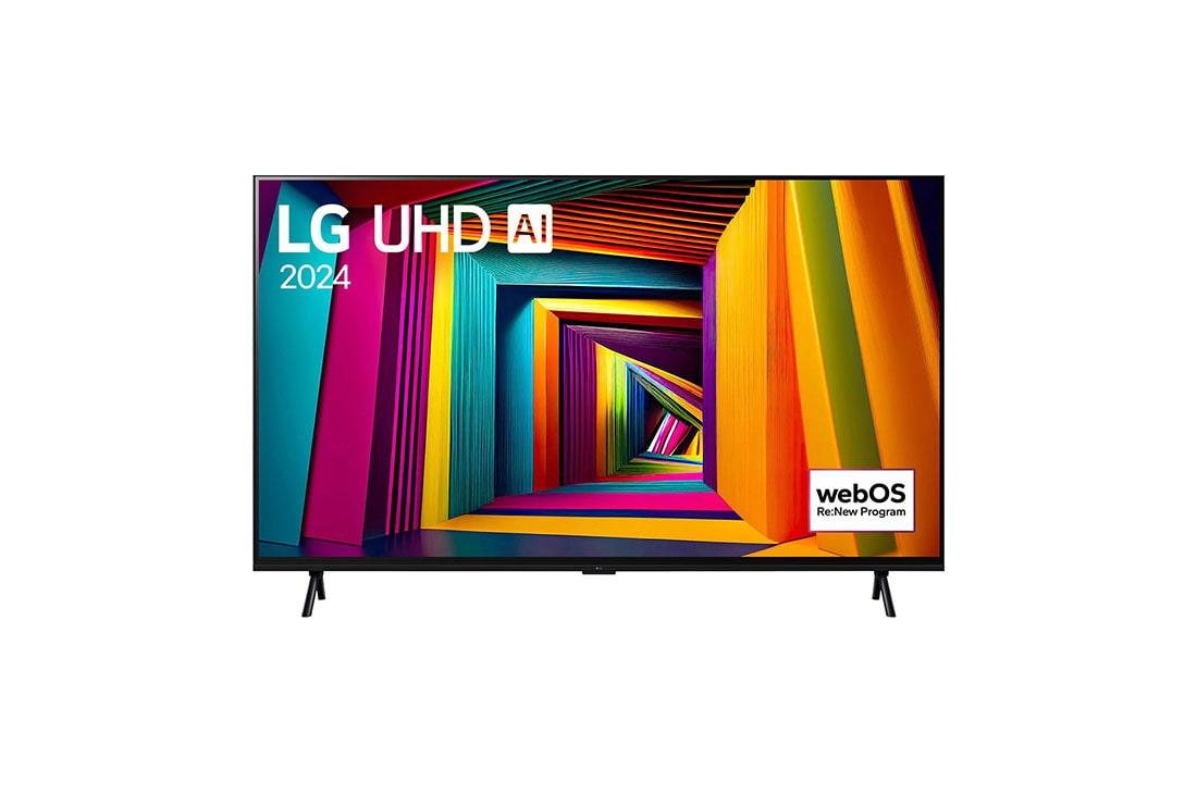 LG Pantalla LG AI UHD 98 pulgadas4K SMART TV 2024 ThinQ AI, Front, 98UT9050PSA