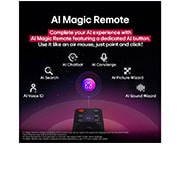 LG 65'' LG QNED AI 4K Smart TV colores más reales – Incluye Magic Remote AI, A family sits on a couch facing a LG QNED TV mounted on a wall above a LG Soundbar with a little girl pointing to a screen depicting two dolphins. The title talks about how every action is more thrill, 65QNED70ASA, thumbnail 10