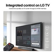 LG Barra de sonido LG SH5WC con 600watts de potencia 4.1 canales y Dolby Atmos, front view, SH5WC, thumbnail 3