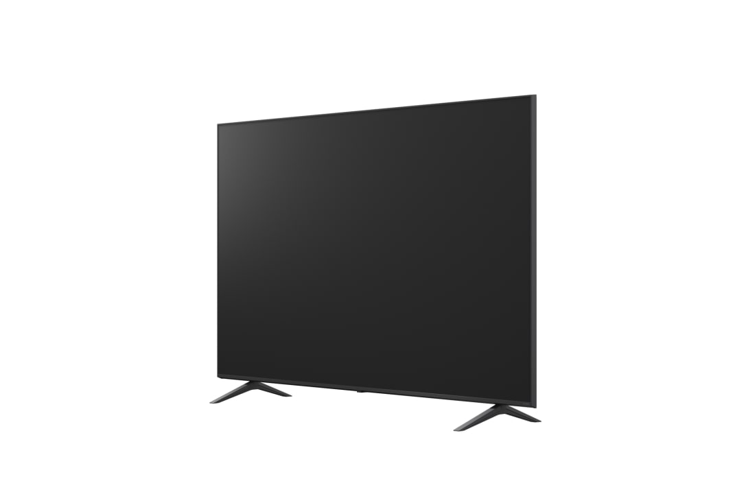 LG 75'' LG QNED73 AI 4K Smart TV, Before and after comparison of how LG 4K Super Upscaling improves image quality. Two panels showing the same image of a colorful bird sitting on a branch in a forest, panel on the right is faded out. , 75QNED73ASC, thumbnail 7