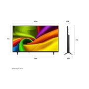 LG 55'' NANO 4K UHD AI NU85 Smart TV 2026, Pantalla 55 pulgadas LG NANO 4K UHD AI NU850 SMART TV webOS 2026, 55NU850BPSA, thumbnail 2
