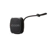 LG xboom Rock por will.i.am | Bocina portátil Bluetooth - negro, vista frontal con la cuerda estirada, ROCK, thumbnail 10
