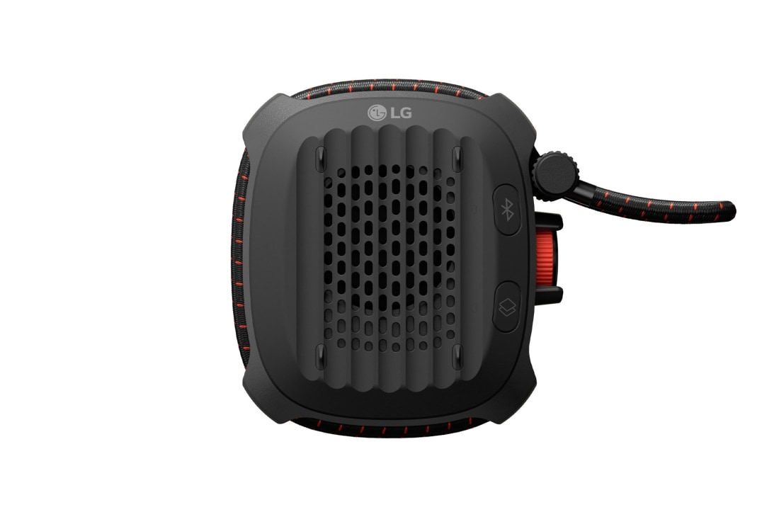 LG xboom Rock por will.i.am | Bocina Bluetooth con una durabilidad extrema para exteriores, Vista trasera , ROCK, thumbnail 2