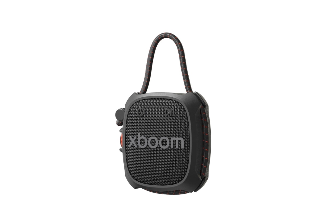 LG xboom Rock por will.i.am | Bocina Bluetooth con una durabilidad extrema para exteriores, Vista en perspectiva izquierda , ROCK, thumbnail 5