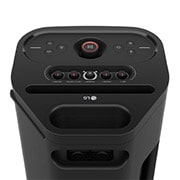 LG xboom Stage501 de will.i.am | Altavoz portátil para fiestas con sonido potente y AI Karaoke Master, top view from back with lighting off, STAGE501, thumbnail 7