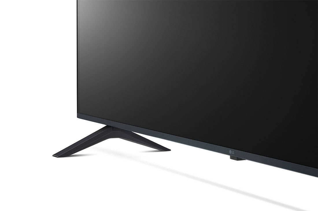 LG Pantalla LG UHD 55'' UR78 4K SMART TV con ThinQ AI, vista de primer plano del poste, 55UR7800PSB, thumbnail 6