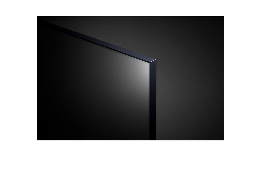 LG Pantalla LG UHD 65'' UR87 4K SMART TV con ThinQ AI, vista de primer plano del borde, 65UR8750PSA, thumbnail 9