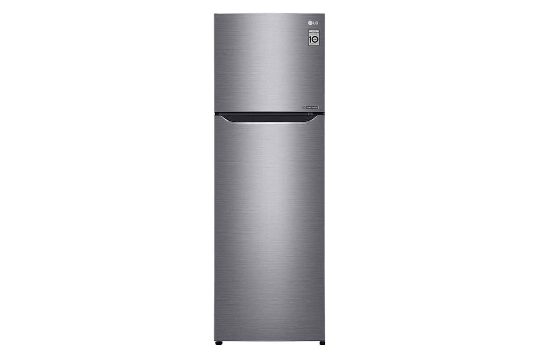 LG 10 pᶟ |Top Freezer |DoorCooling<sup>+</sup>™ |Smart Inverter |Platinum silver |Smart Diagnosis™, GT29BDC