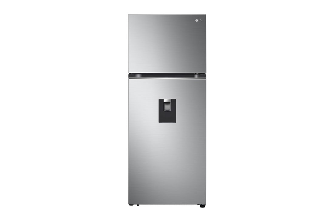 LG Refrigerador Top Mount 14pᶟ (Net)  Silver con Dispensador de Agua Smart Inverter, front view, VT40WPN, thumbnail 0