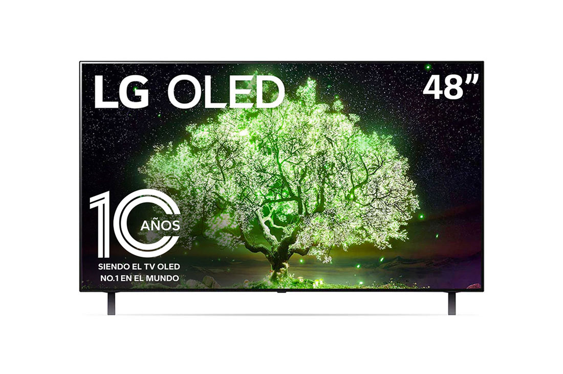 LG OLED 48'' A1 4K Smart TV con ThinQ AI (Inteligencia Artificial),  Procesador α7 Gen4 AI