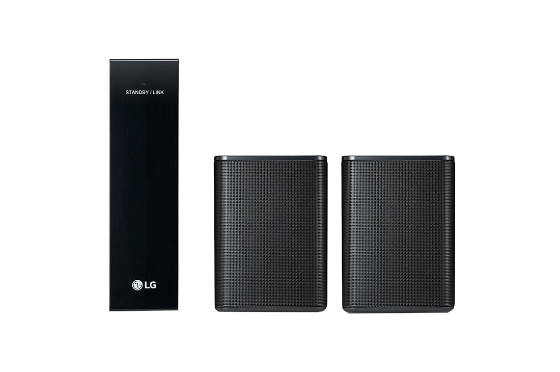 LG 2.0 Rücklautsprecher mit 140 Watt | Kompatibel zu den Soundbars SK10Y, SK9Y und der 2019er SL Serie | Wireless-Anbindung, SPK8