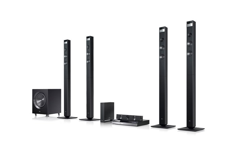 LG CINEMA 3D Sound 9.1 Heimkinosystem mit Blu-ray Player, integriertem WLAN, Bluetooth und LG Smart TV, BH9520TW