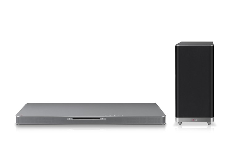 LG SoundPlate™ All-In-One SoundPlate™ mit 4.1 Soundsystem, kabellosem Subwoofer und 3D Blu-ray Player, LAB540