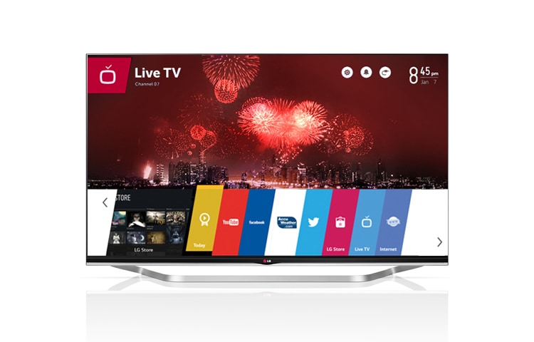 LG CINEMA 3D Smart TV mit webOS, Full HD Auflösung und 119 cm (47 Zoll) Bildschirmdiagonale, 47LB730V